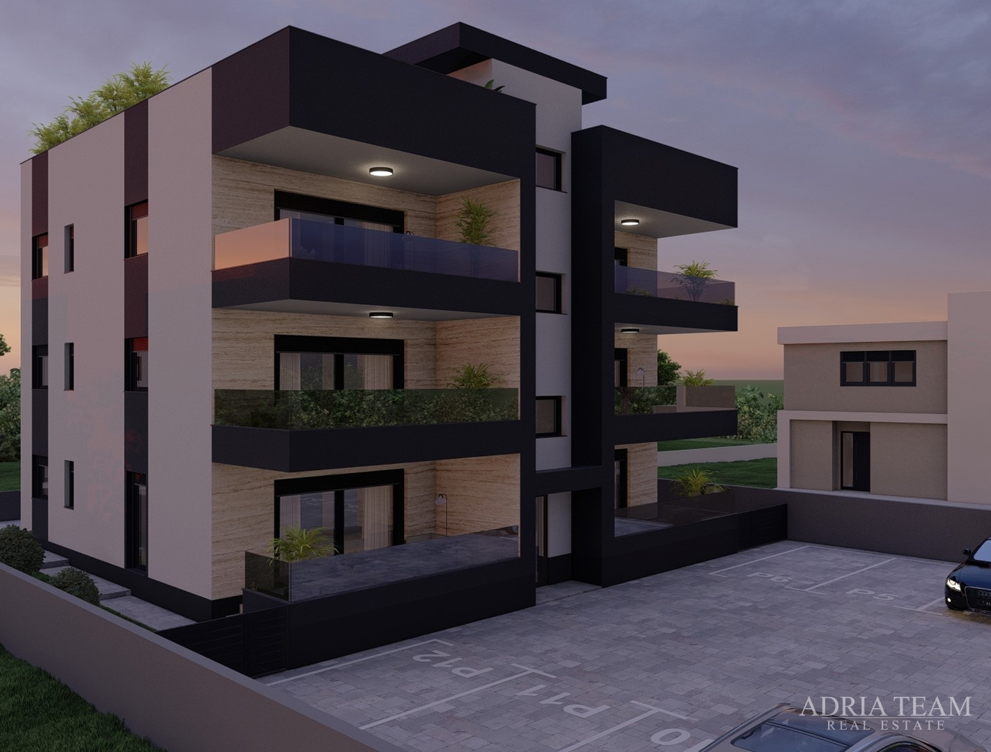 APARTMENTS 300 m FROM THE BEACH, NEW BUILD, SEA VIEW - PRIVLAKA