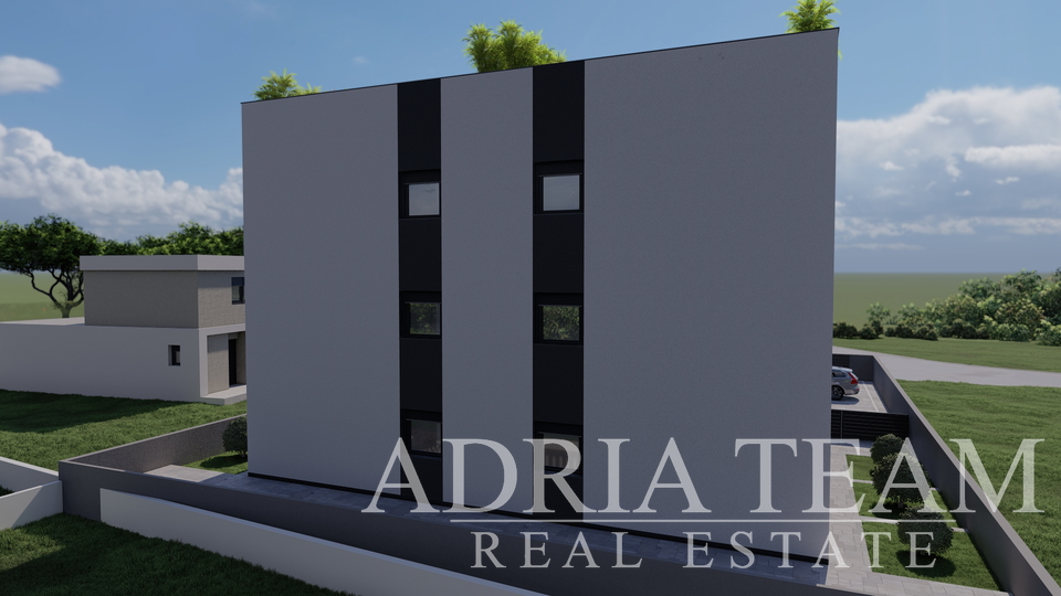 APARTMANI UDALJENI 300 m OD PLAŽE, NOVOGRADNJA, POGLED NA MORE - PRIVLAKA