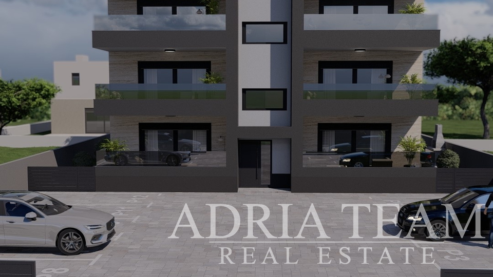 APARTMANI UDALJENI 300 m OD PLAŽE, NOVOGRADNJA, POGLED NA MORE - PRIVLAKA