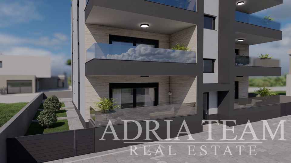 APARTMANI UDALJENI 300 m OD PLAŽE, NOVOGRADNJA, POGLED NA MORE - PRIVLAKA