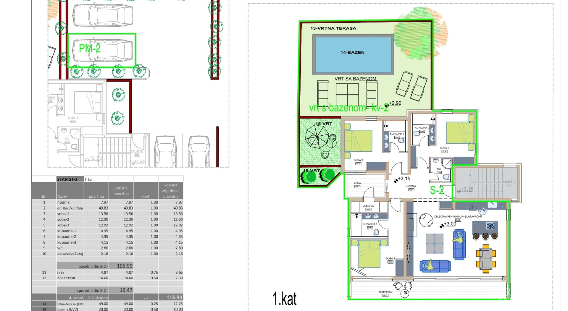 LUKSUZNI APARTMAN S POGLEDOM 50 m OD MORA - MANDRE, PAG
