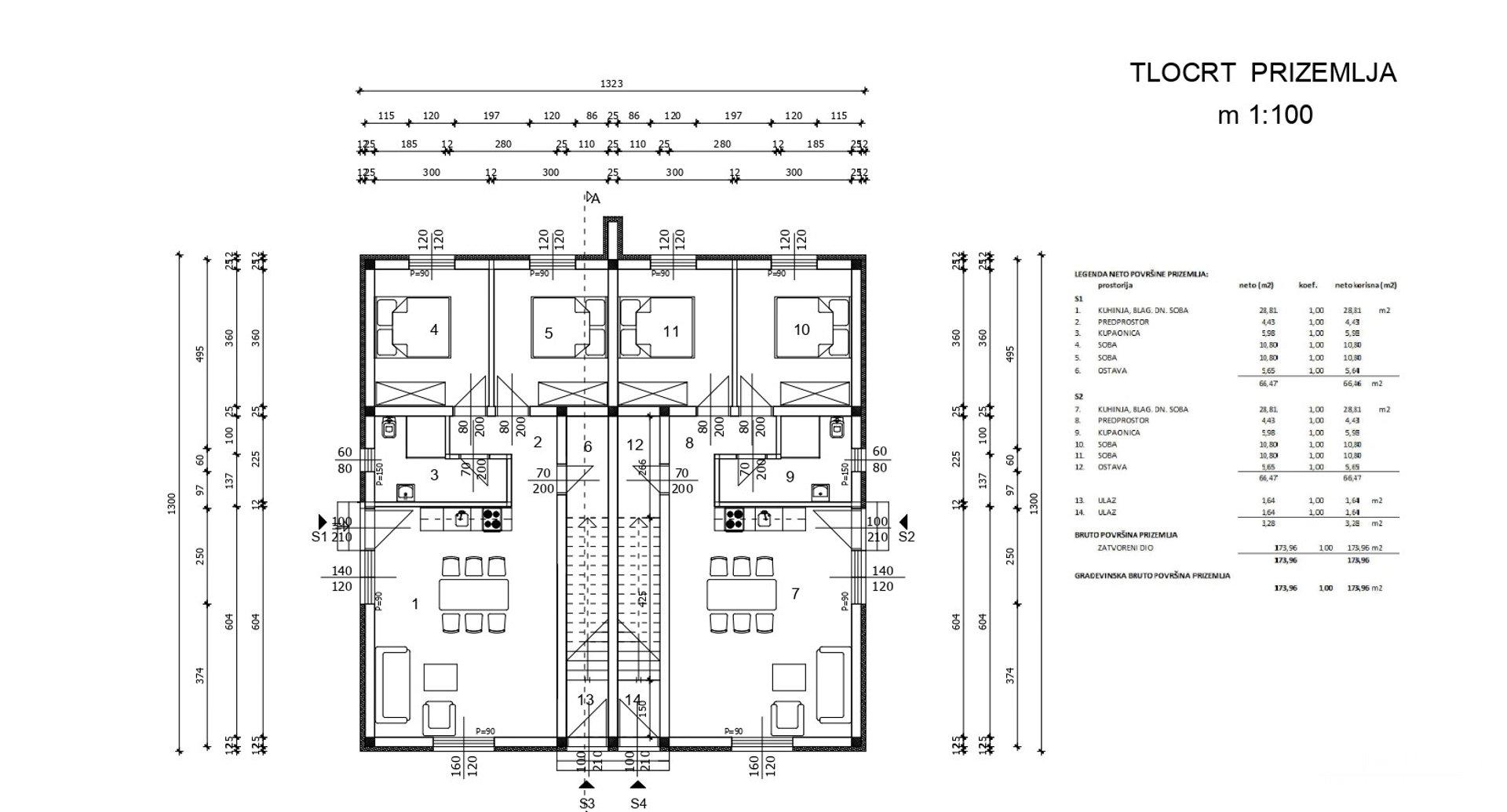APARTMANI S PROSTRANIM DVORIŠTEM, NOVOGRADNJA - VIR