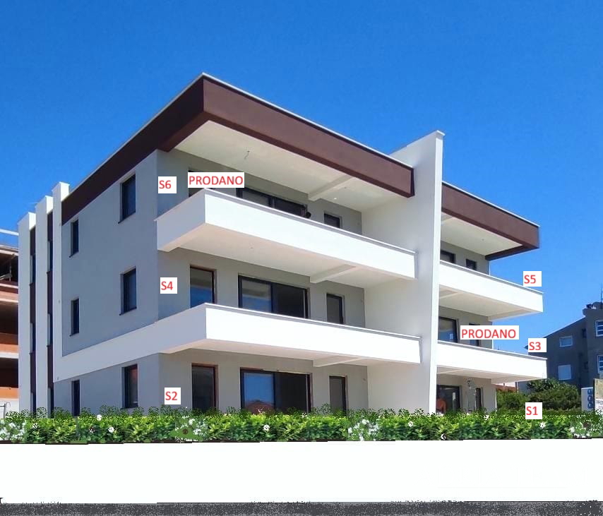 APARTMANI S POGLEDOM NA MORE. 150 m OD MORA, ZADAR - DIKLO