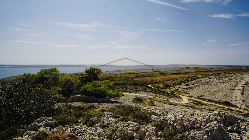 Building lands with panoramic view*Smokvica/Pag