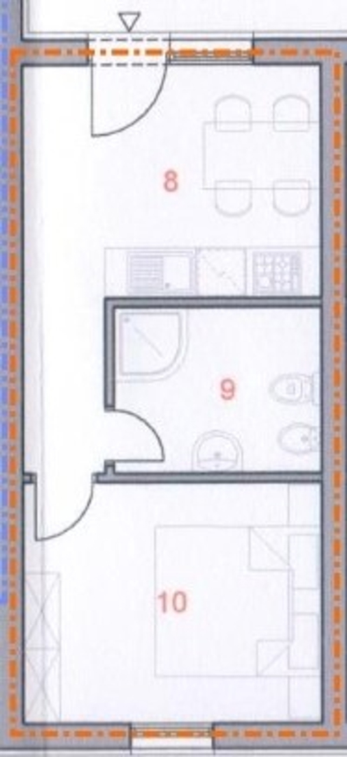 Martinšćica, Otok Cres - 1S+DB, 27.62 m2
