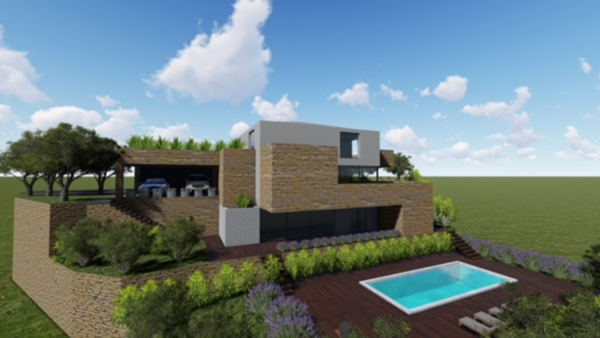 Nerezine, Otok Lošinj - Građevinsko zemljište, 857 m2