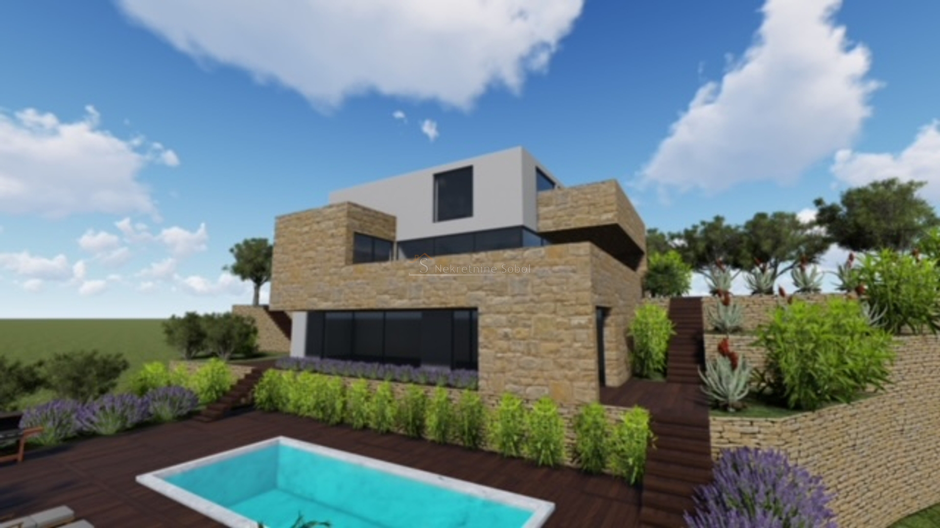 Nerezine, Otok Lošinj - Građevinsko zemljište, 857 m2