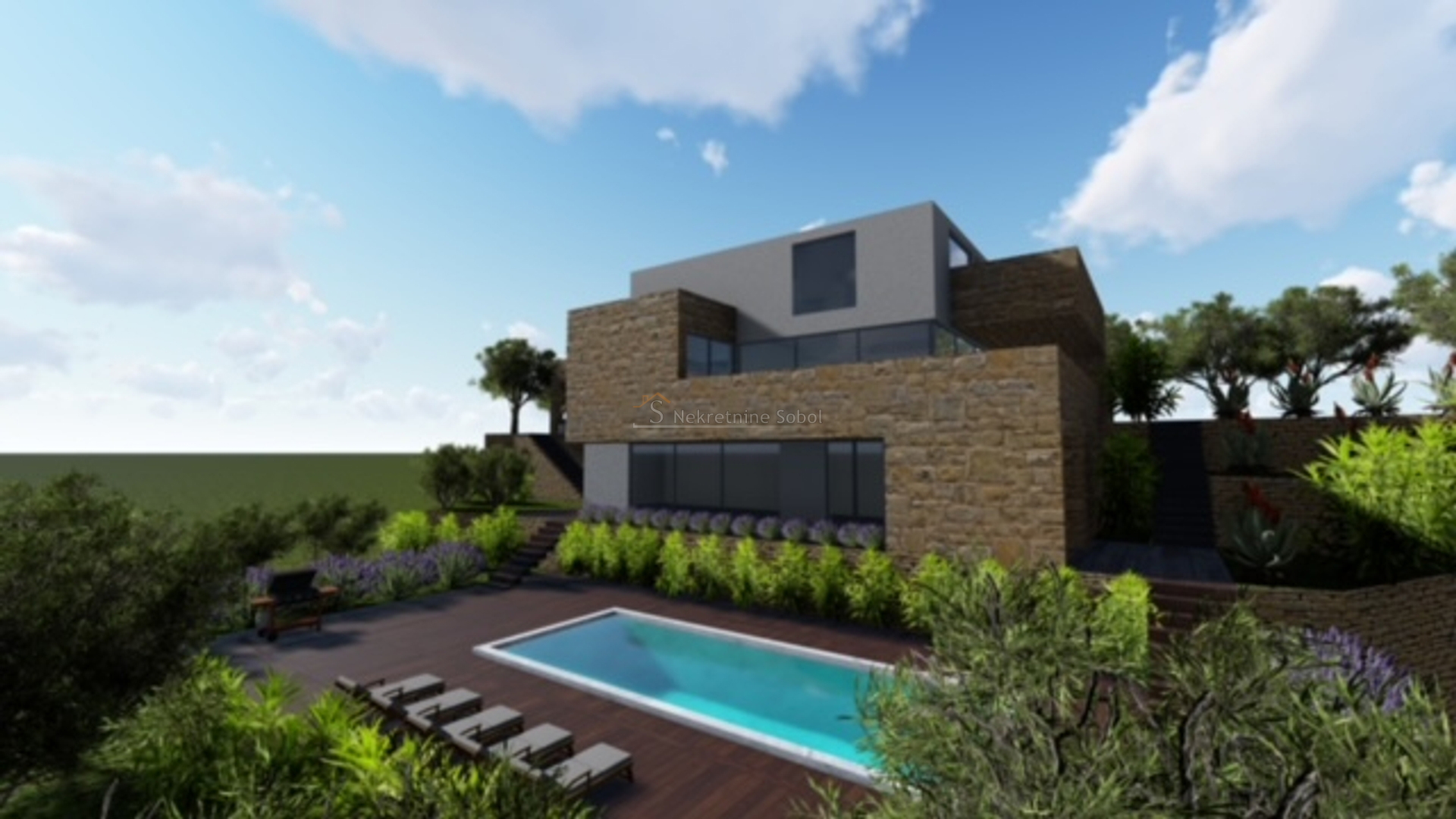 Nerezine, Otok Lošinj - Građevinsko zemljište, 857 m2