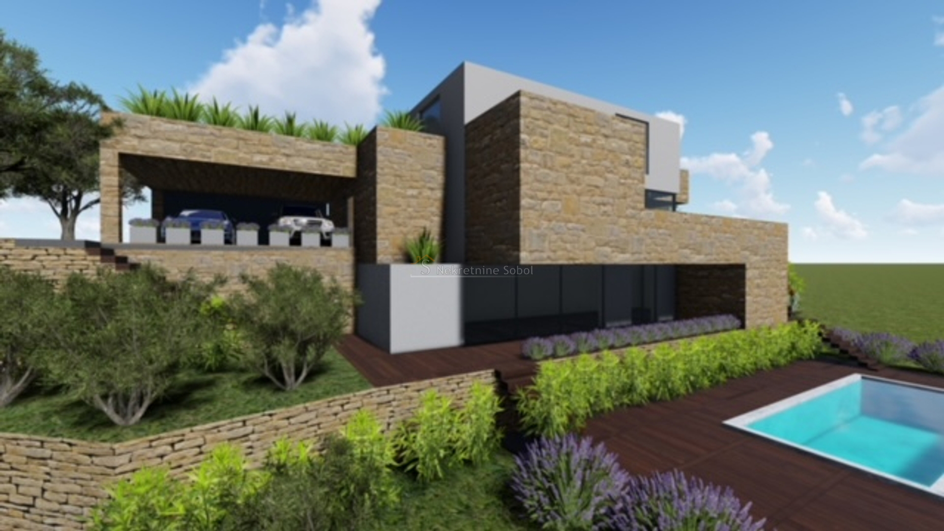 Nerezine, Otok Lošinj - Građevinsko zemljište, 857 m2