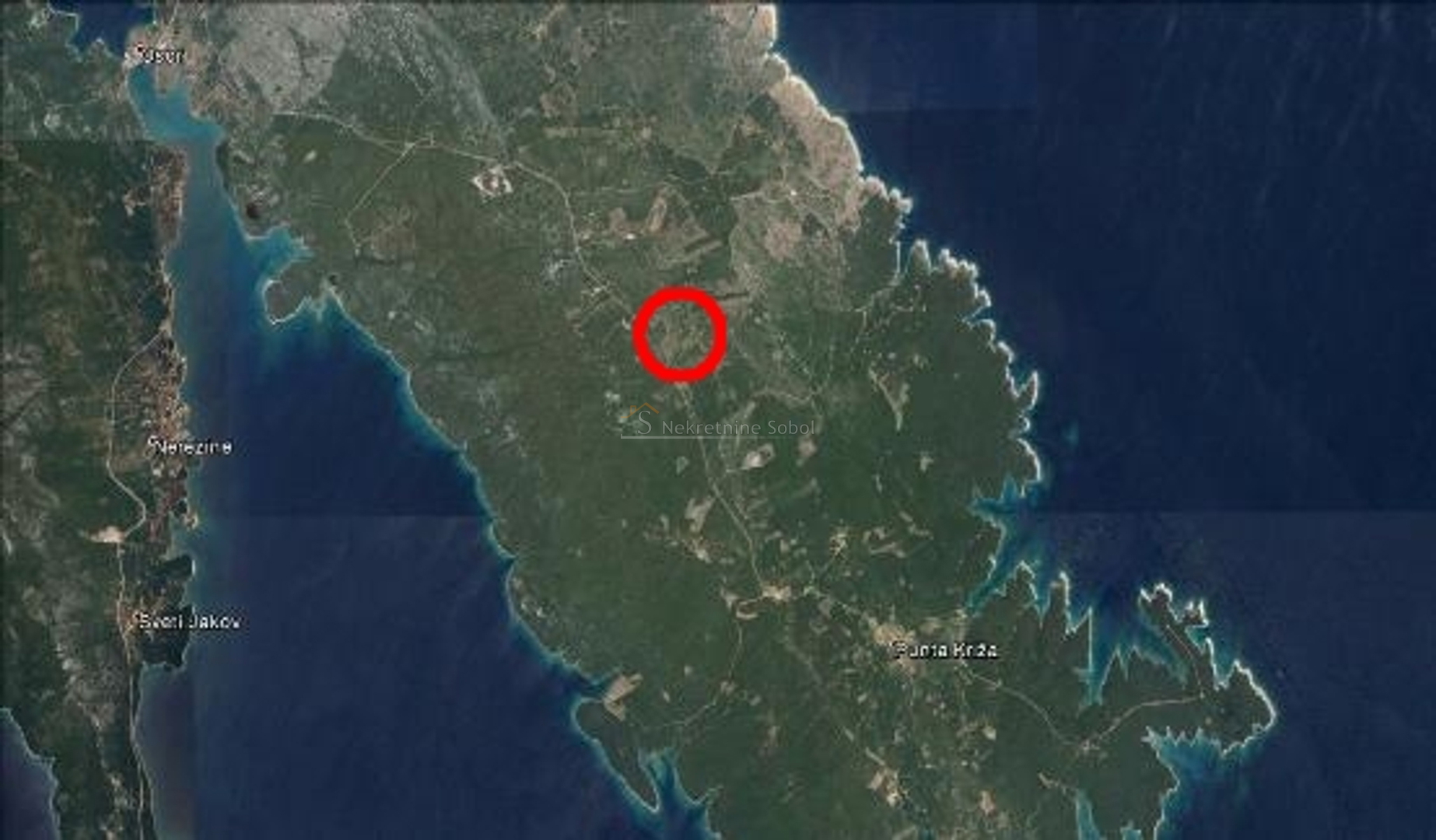 Punta Križa, Otok Cres - Poljoprivredno, 110.000 M2