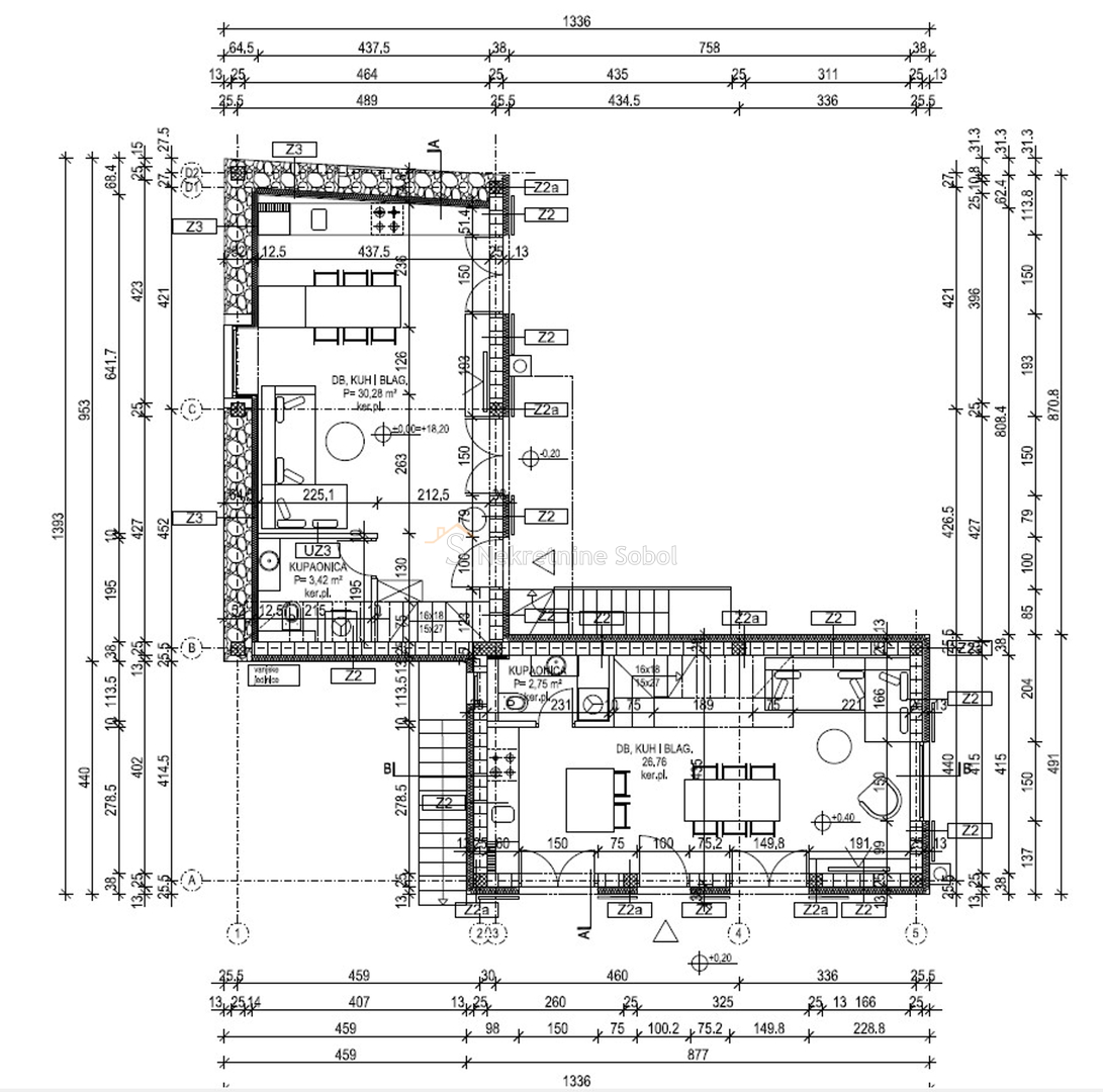 Veli Losinj, Island Losinj - Two storey, 68 m2