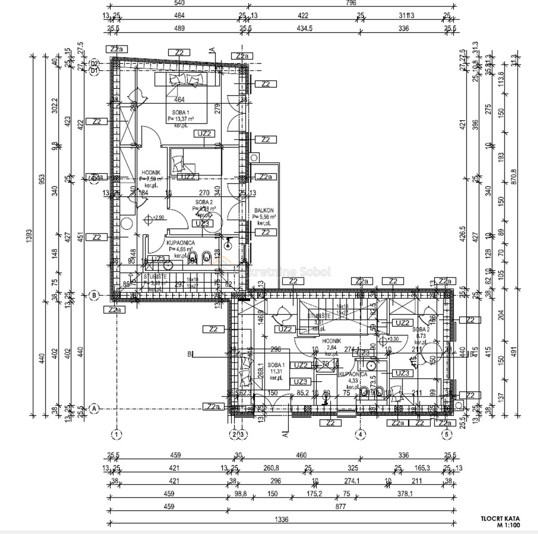 Veli Losinj, Island Losinj - Two storey, 85 m2