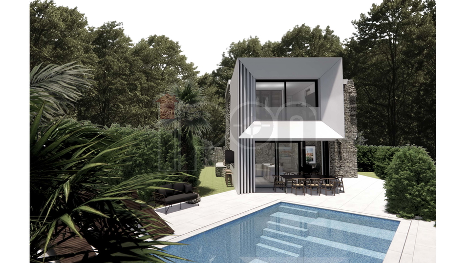 Nede&scaron;&cacute;ina&comma; gra&dstrok;evinsko zemlji&scaron;te s projektom za izgradnju ville s bazenom&excl;