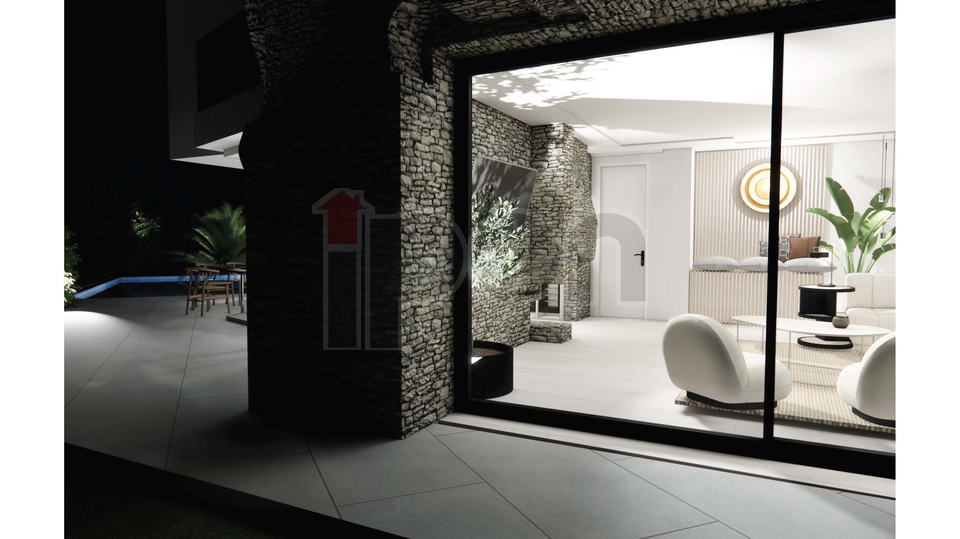 Nede&scaron;&cacute;ina&comma; gra&dstrok;evinsko zemlji&scaron;te s projektom za izgradnju ville s bazenom&excl;