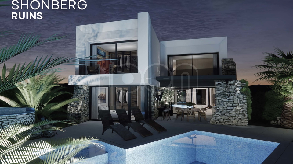 Nede&scaron;&cacute;ina&comma; gra&dstrok;evinsko zemlji&scaron;te s projektom za izgradnju ville s bazenom&excl;