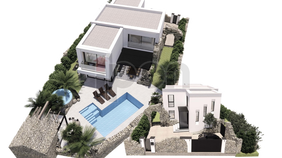 Nede&scaron;&cacute;ina&comma; gra&dstrok;evinsko zemlji&scaron;te s projektom za izgradnju ville s bazenom&excl;