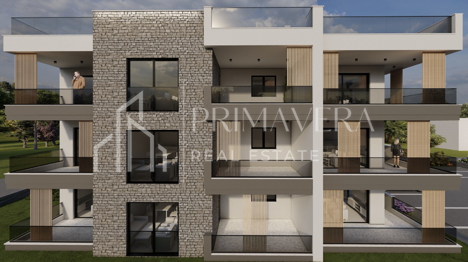 Zadar - Vidikovac&comma; dvosoban stan s vrtom u novogradnji&comma; 86&comma;03 m2&comma; S1