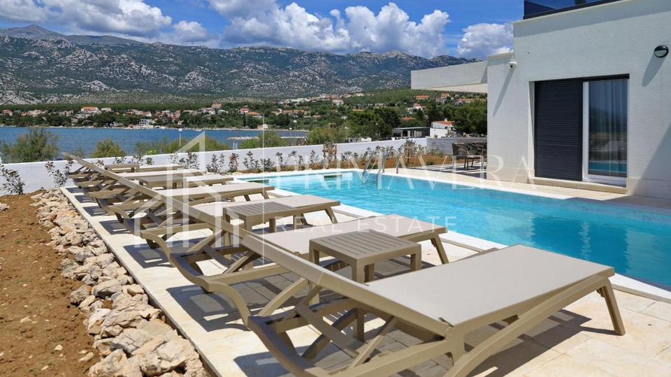 Rovanjska, a beautiful new villa first row to the sea