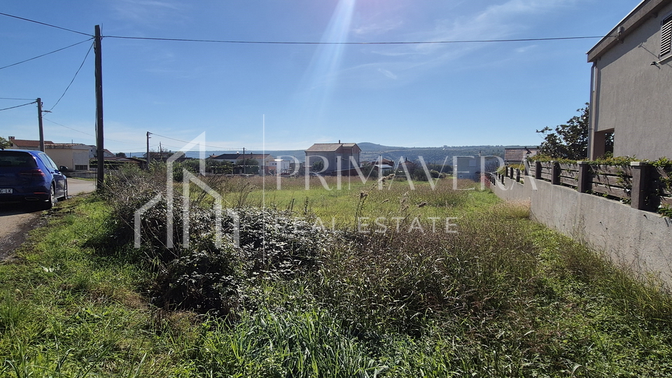 Posedarje, građevinsko zemljište 1261 m2 na odličnoj lokaciji, pogled na more