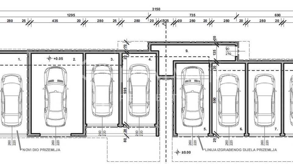 Zadar, Bokanjac, a two bedroom apartment, 1st floor, new building, garage