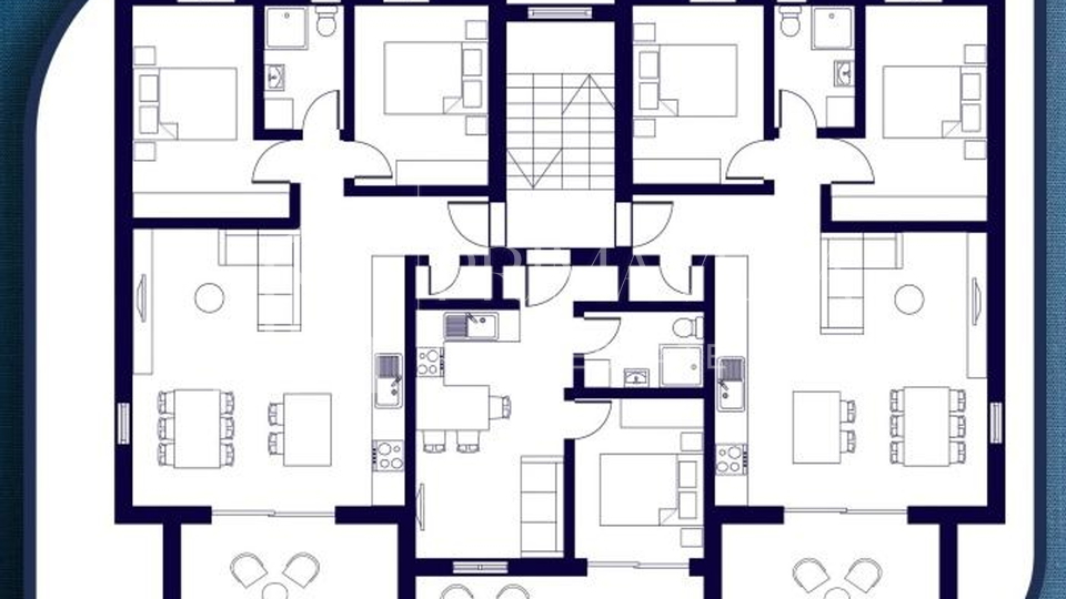 Zadar/Stanovi, excellent city location, a two bedroom apartment with a garden, S1
