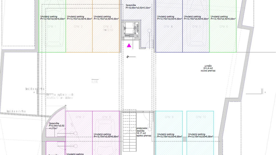 Zadar/Diklo, new building, a luxury threebedroom apartment, 1st floor, S3