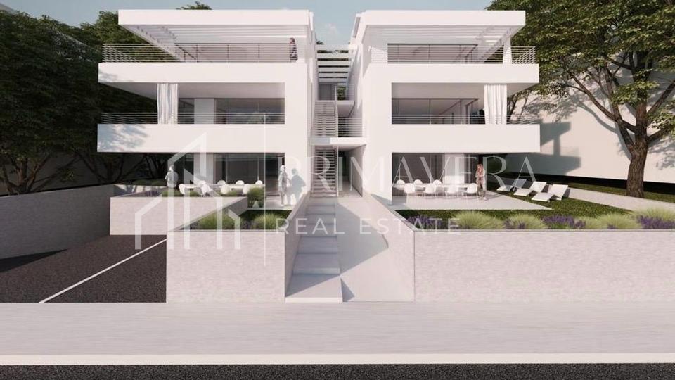 Zadar&sol;Diklo&comma; novogradnja&comma; luksuzan penthouse s krovnom terasom&comma; S6