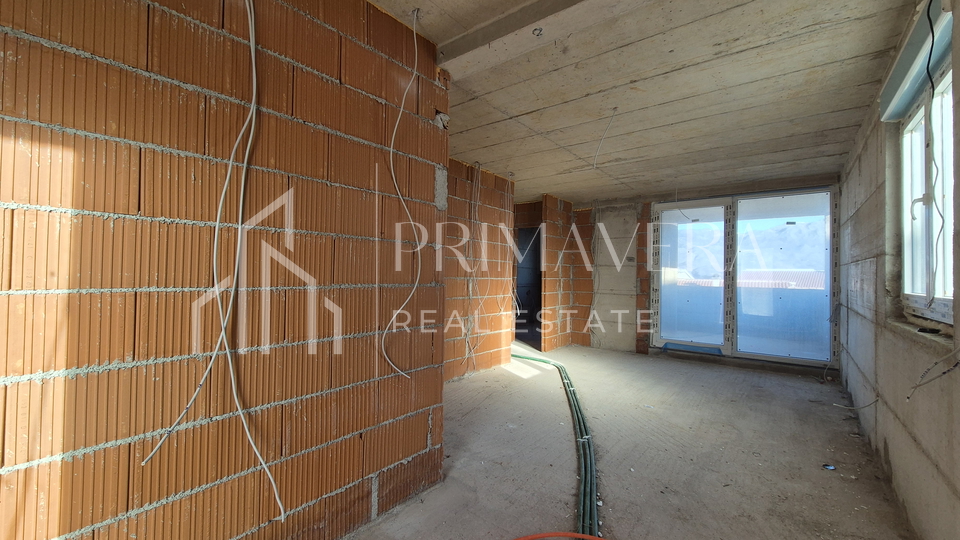 Ražanac, novogradnja, penthouse S4, krovna terasa, prekrasan pogled