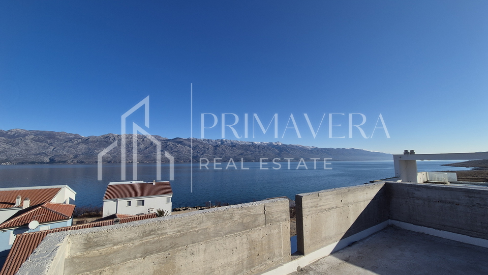Ražanac, novogradnja, penthouse S4, krovna terasa, prekrasan pogled