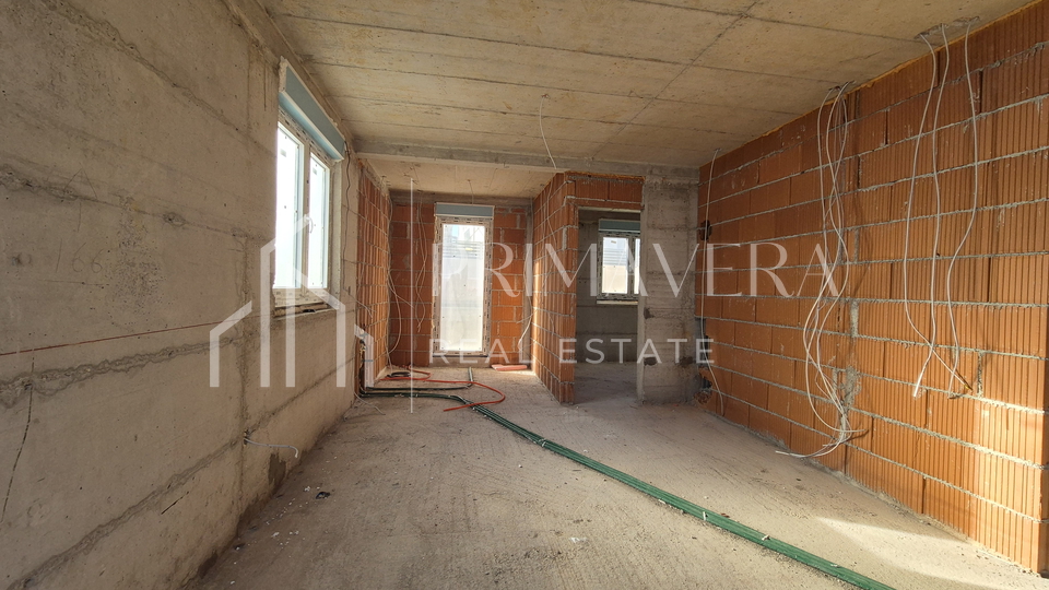 Ražanac, new building, 70m from the sea, apartment S2, garden, sea view