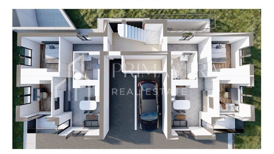 Zadar/Plovanija, new building, a two-bedroom apartment with garden, S2, 95,84 m2