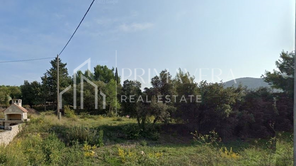 Banj, otok Pašman, građevinsko zemljište 600 m2, 300 m od mora