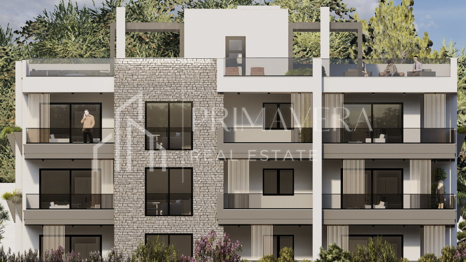 Zadar - Vidikovac&comma; dvosoban stan s velikim vrtom u novogradnji&comma; 80&comma;91 m2&comma; S3