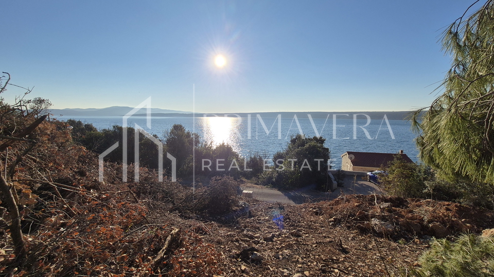 Posedarje, second row to the sea, land with a building permit, beautiful view!