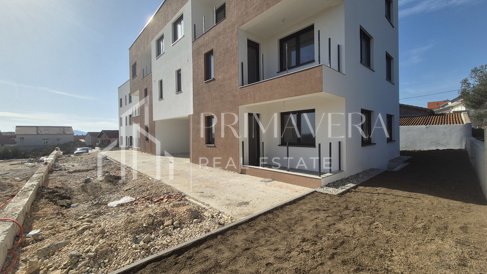 Zadar/Plovanija, new building, a two-bedroom apartment with garden, S2, 95,84 m2