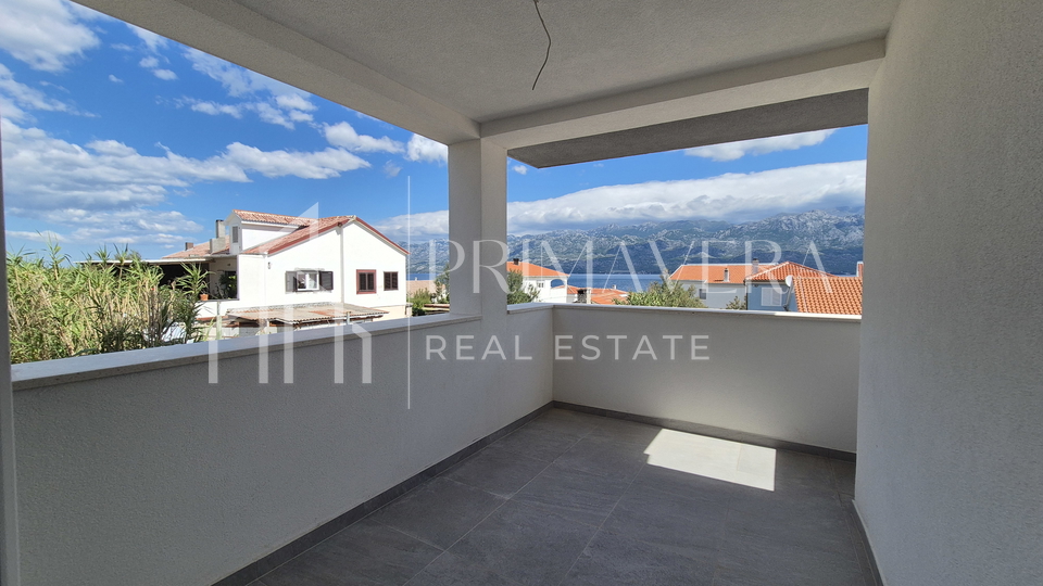 Ra&zcaron;anac&comma; new building&comma; 70m from the sea&comma; apartment S1&comma; garden&comma; sea view