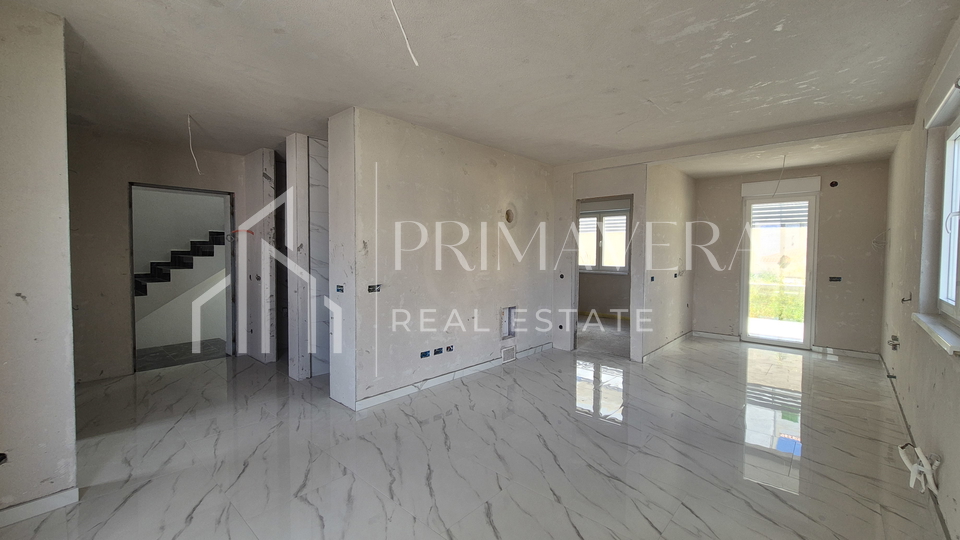 Ra&zcaron;anac&comma; new building&comma; 70m from the sea&comma; apartment S1&comma; garden&comma; sea view
