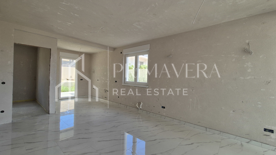 Ra&zcaron;anac&comma; new building&comma; 70m from the sea&comma; apartment S1&comma; garden&comma; sea view