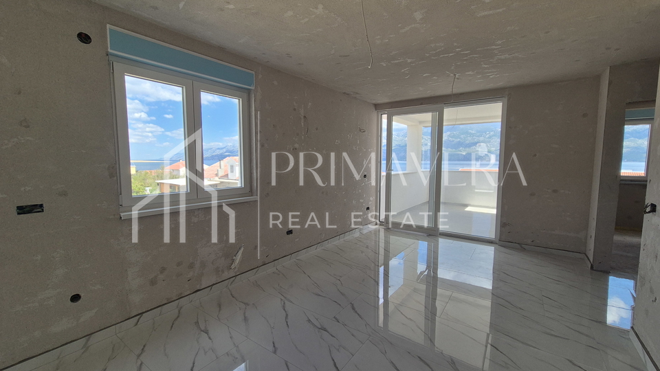 Ra&zcaron;anac&comma; new building&comma; penthouse S3&comma; roof terrace&comma; beautiful sea view