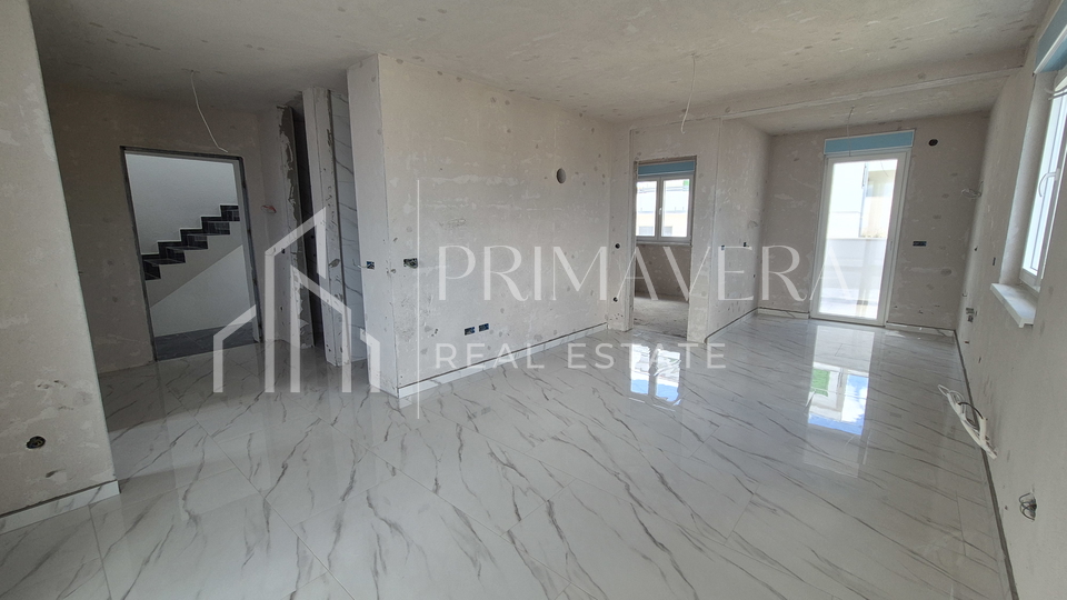 Ra&zcaron;anac&comma; new building&comma; penthouse S3&comma; roof terrace&comma; beautiful sea view