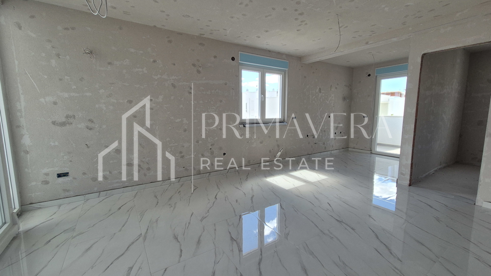 Ra&zcaron;anac&comma; new building&comma; penthouse S4&comma; roof terrace&comma; beautiful sea view
