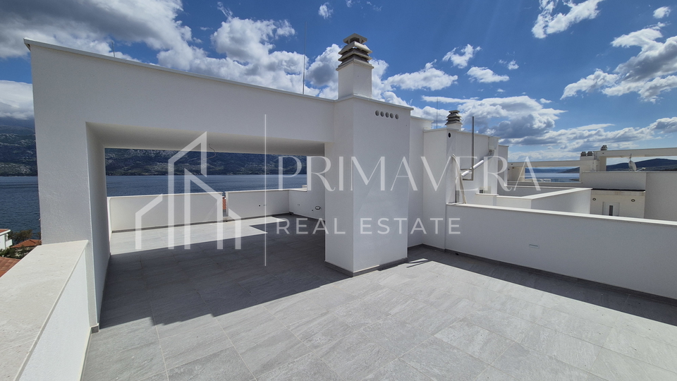 Ra&zcaron;anac&comma; new building&comma; penthouse S3&comma; roof terrace&comma; beautiful sea view