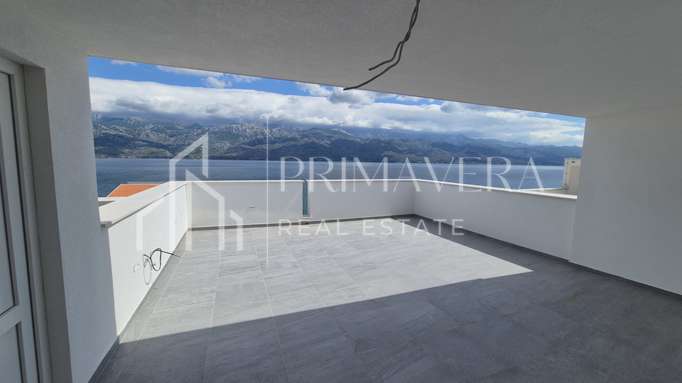 Ra&zcaron;anac&comma; new building&comma; penthouse S4&comma; roof terrace&comma; beautiful sea view