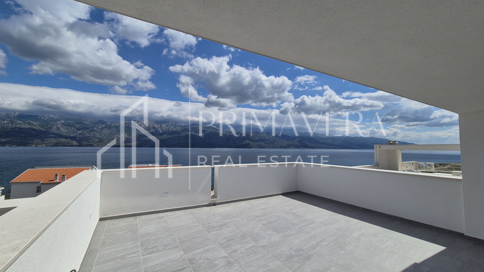 Ra&zcaron;anac&comma; new building&comma; penthouse S4&comma; roof terrace&comma; beautiful sea view