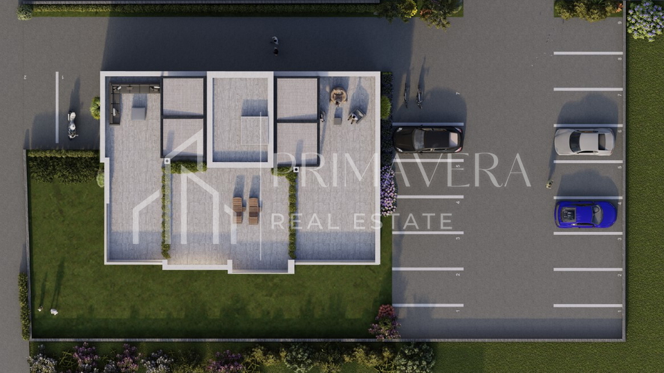 Zadar - Vidikovac&comma; dvosoban stan s velikim vrtom u novogradnji&comma; 80&comma;91 m2&comma; S3