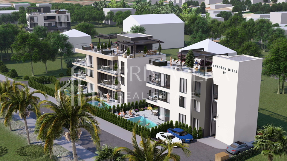 Suko&scaron;an&comma; exclusive project 1st row to the sea&comma; a three bedroom apartment