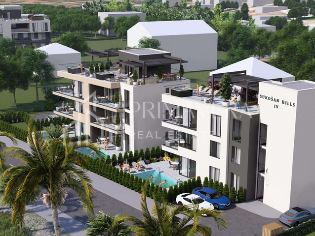 Sukošan, exclusive project 1st row to the sea, a three bedroom apartment