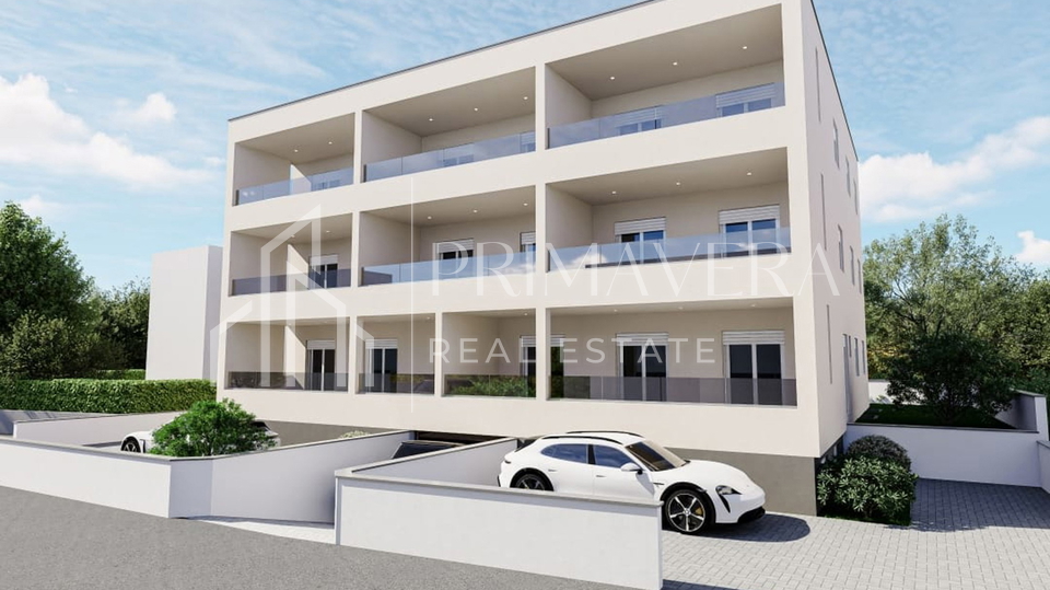 Zadar&sol;Crvene ku&cacute;e&comma; novogradnja&comma; jednosobni stan S1&comma; prizemlje