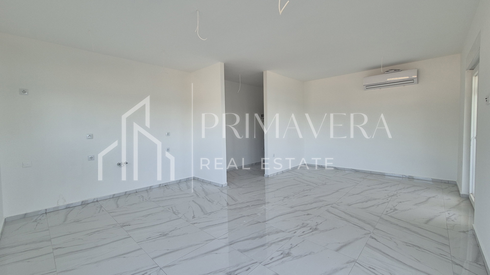 Maslenica&comma; new building&comma; 2bedroom flat with a sea view &plus; garage