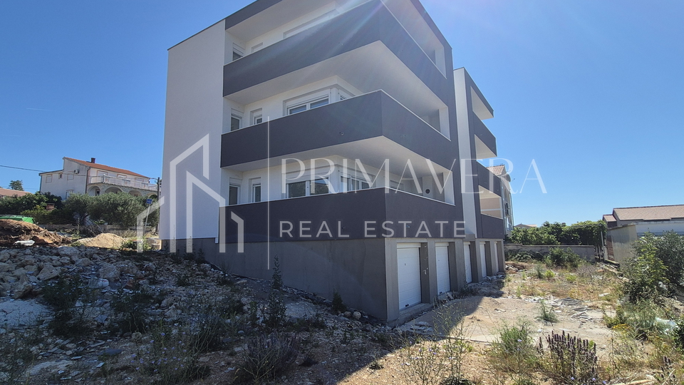 Maslenica&comma; new building&comma; 2bedroom flat with a sea view &plus; garage